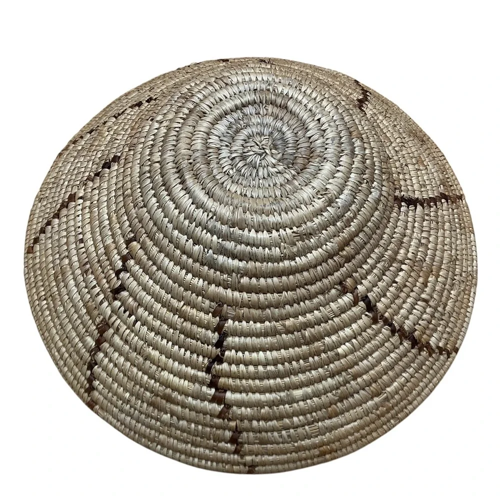Large‎ Woven Basket-Native American or African- Approx. 5
